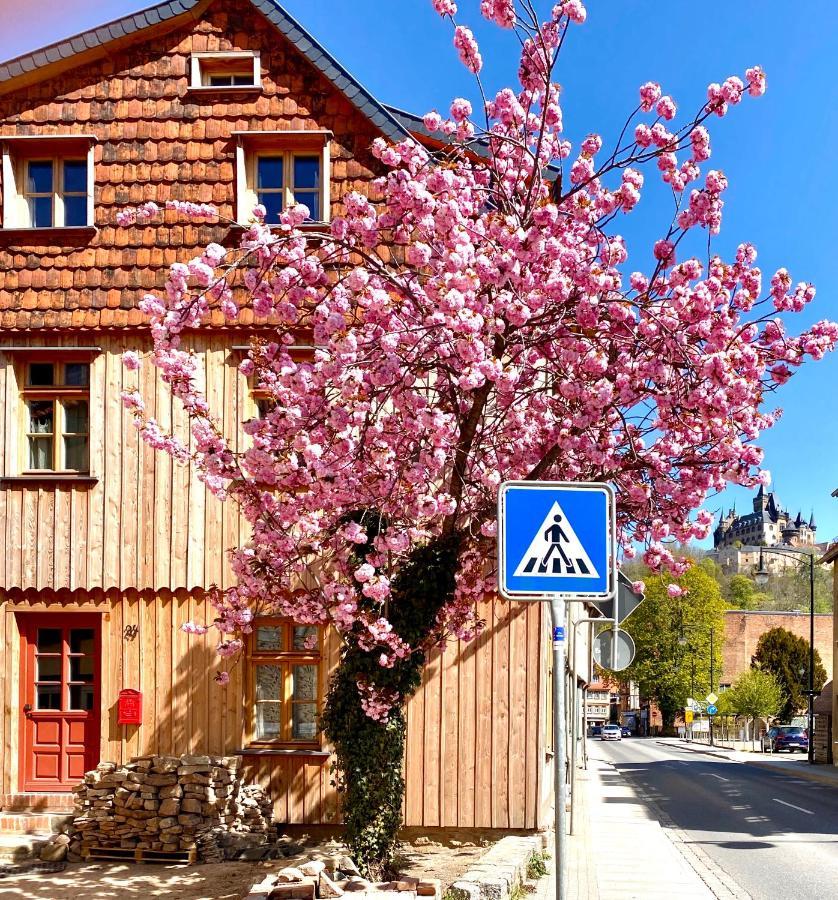 Exklusive ökologische Ferienwohnung , Innenstadt, DG Wernigerode Exterior foto